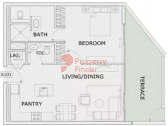10 Oxford Unit A101, 1 bed