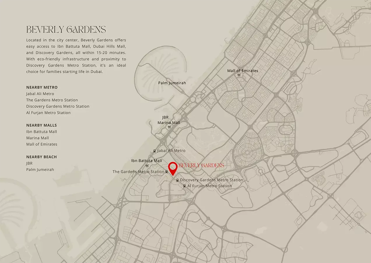 Beverly Gardens master plan