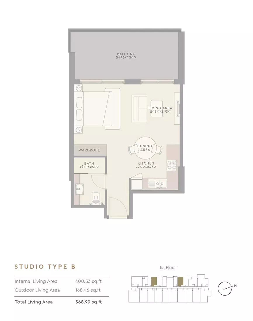 The Haven Type B, studio