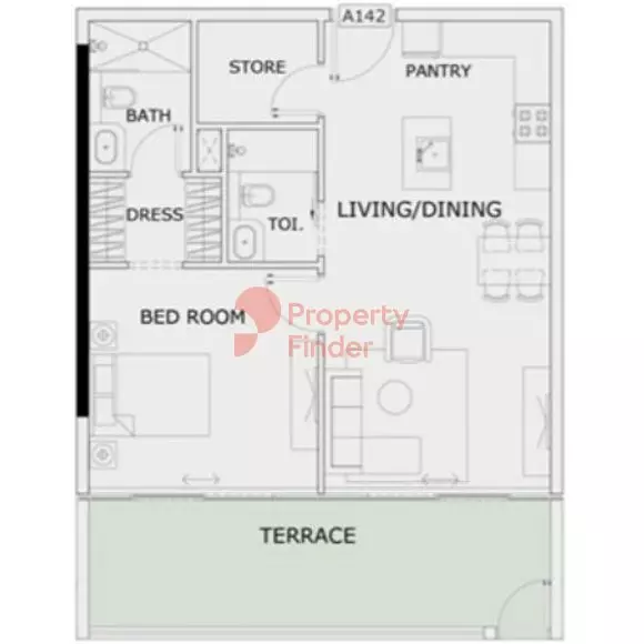 10 Oxford Unit A142, 1 bed