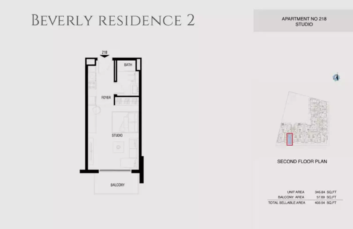 Beverly Residence Phase 2 By HMB Type 11, studio