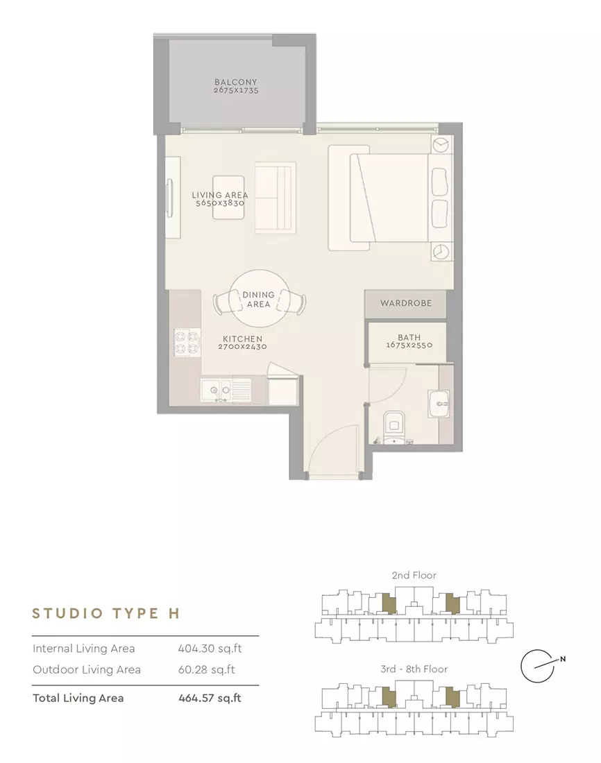 The Haven Type H, studio