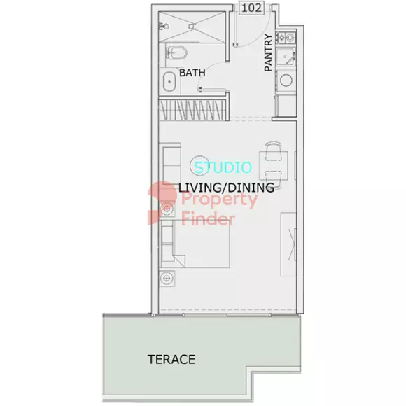 Gardens Phase 2 By Iman Type A, studio