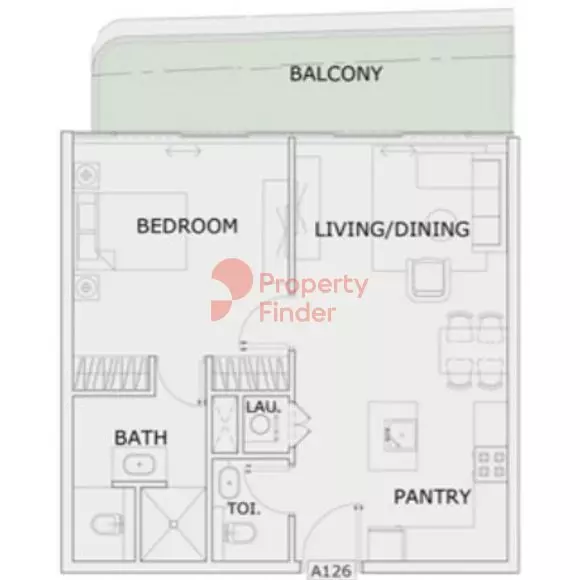 10 Oxford Unit A126, 1 bed