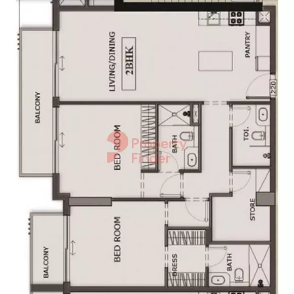 Oxford Terraces Phase 2 By Iman Type A, 2 beds