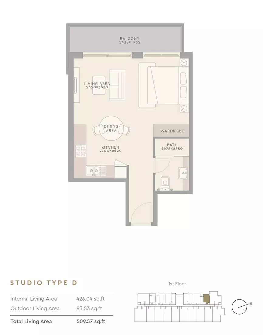 The Haven Type D, studio