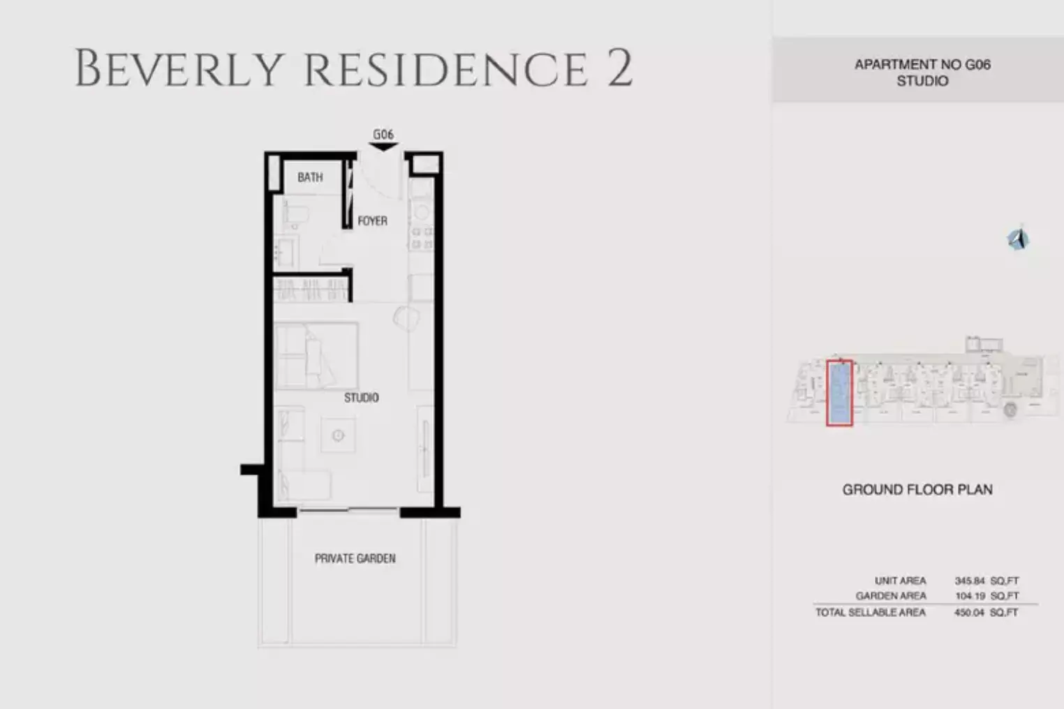 Beverly Residence Phase 2 By HMB Type 16, studio