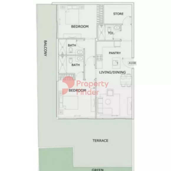 10 Oxford Unit A108, 2 beds