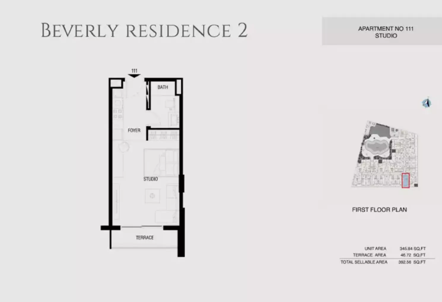 Beverly Residence Phase 2 By HMB Type 4, studio