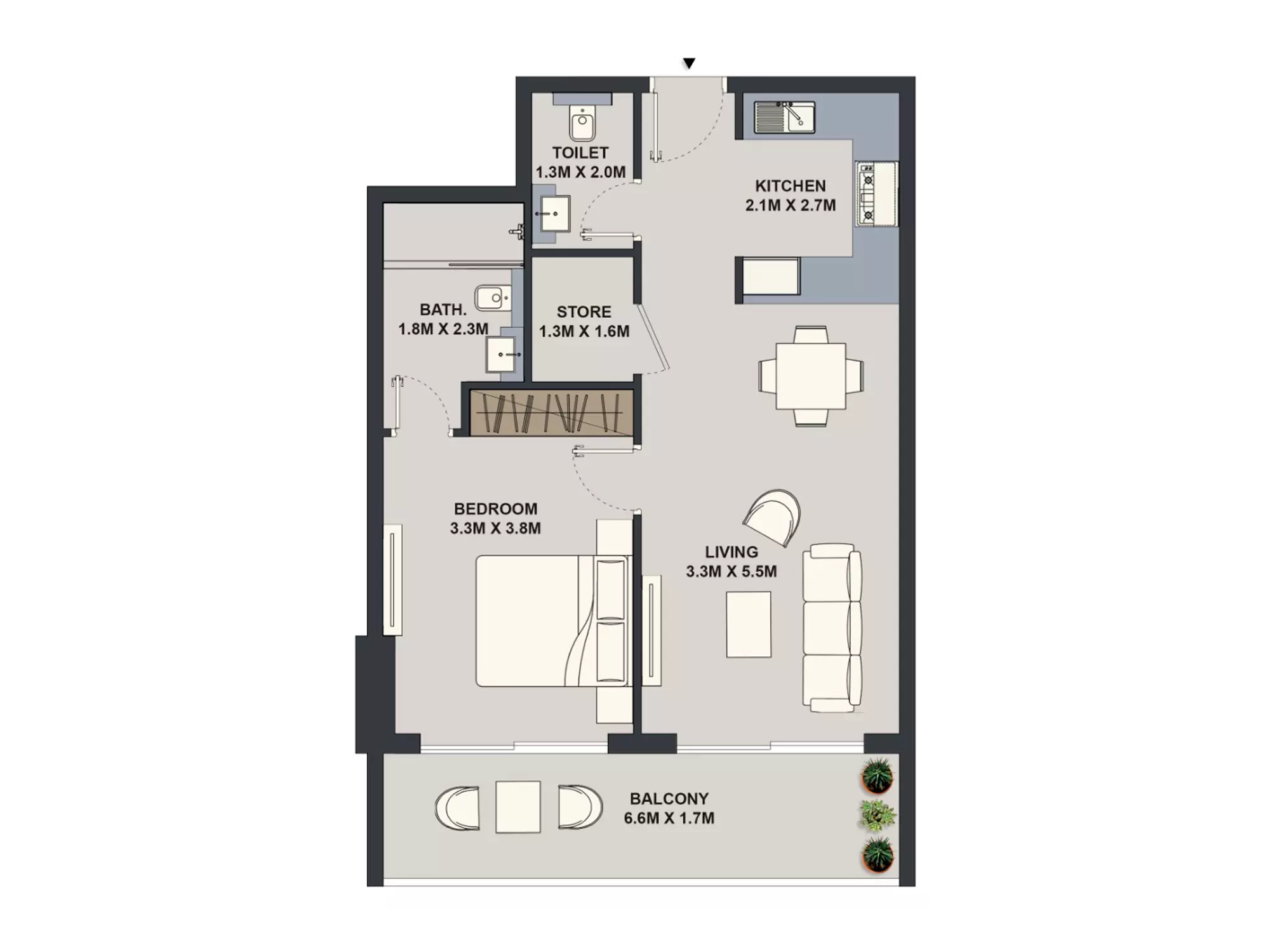 Maison Elysee By Pantheon Development Type D, 1 bed