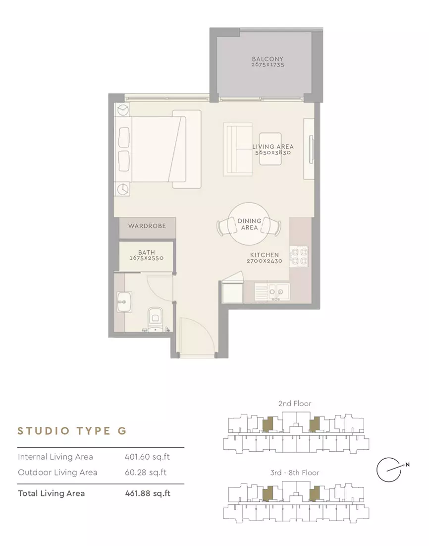The Haven Type G, studio