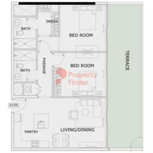 10 Oxford Unit A106, 2 beds