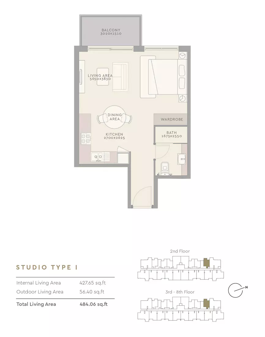 The Haven Type I, studio