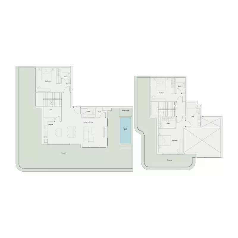 One Park Square Tyoe A, 3 beds