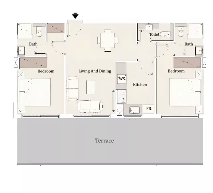 Maison Elysee Phase 3 By Pantheon Type 1, 2 beds